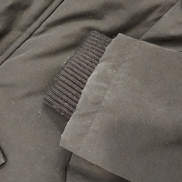 Vince Camuto Down Feather Fill Parka Faux Fur Trim Black Size Large - Picture 5 of 7